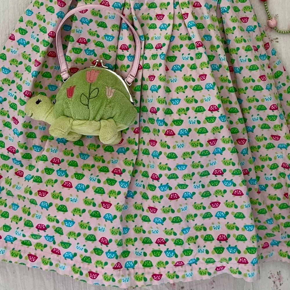 Vintage Gymboree 4 pc outfit dress purse necklace and bracelet - Picture 2 of 10